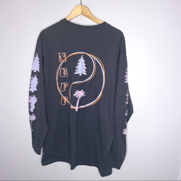 NWOT Neff Long Sleeves T-Shirt Tee Large - Picture 4 of 4